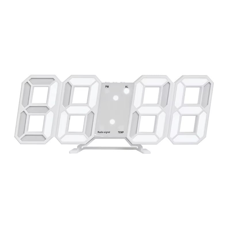 Digital Wall Clock, Desktop Clock, Home Decor, Indoor LED Table Clock, Living Room Wall Clock
