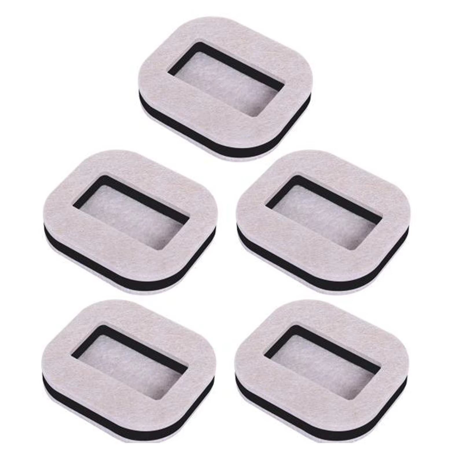 5Pcs Office Chair Wheel Stopper Chair Fixing Shockproof Wheel Scratches Floor Prevents Stopper Furniture Pad Caster Wood Ca S8V9