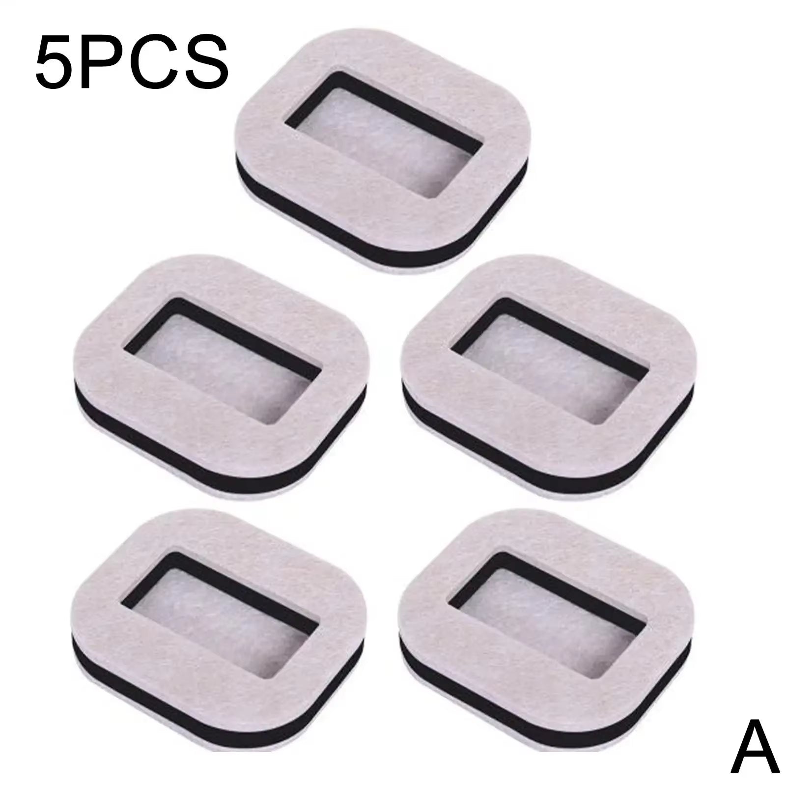 5Pcs Office Chair Wheel Stopper Chair Fixing Shockproof Wheel Scratches Floor Prevents Stopper Furniture Pad Caster Wood Ca S8V9