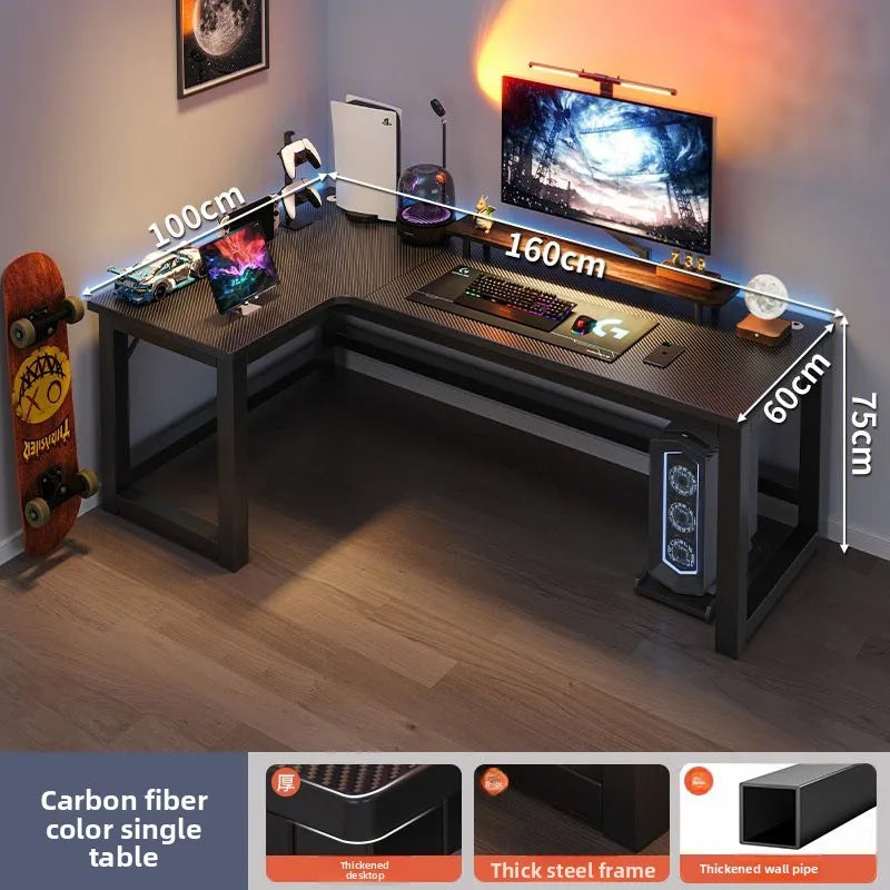 Computer Desk Home Corner Table Study Table Office Writing Desk E-Sports