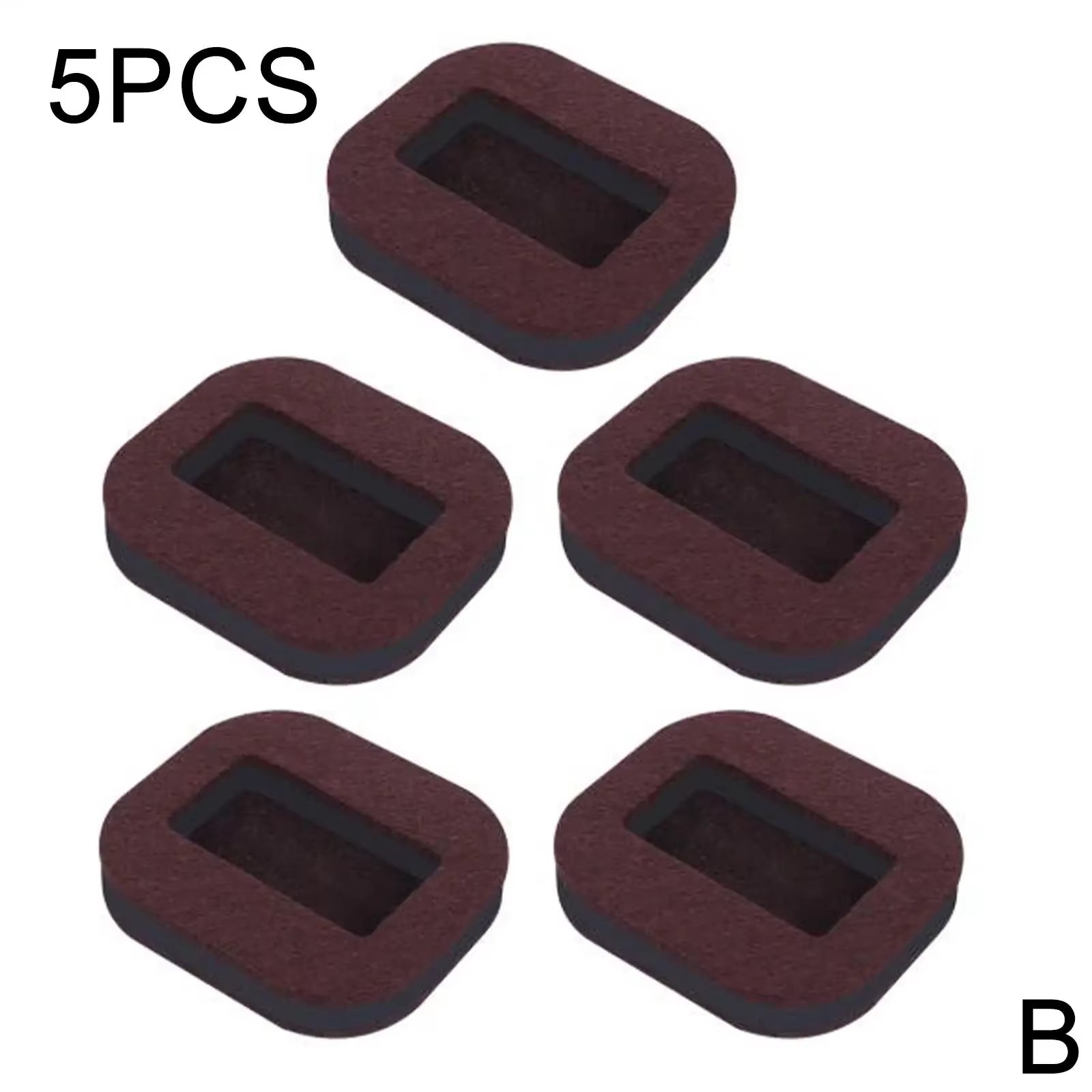 5Pcs Office Chair Wheel Stopper Chair Fixing Shockproof Wheel Scratches Floor Prevents Stopper Furniture Pad Caster Wood Ca S8V9