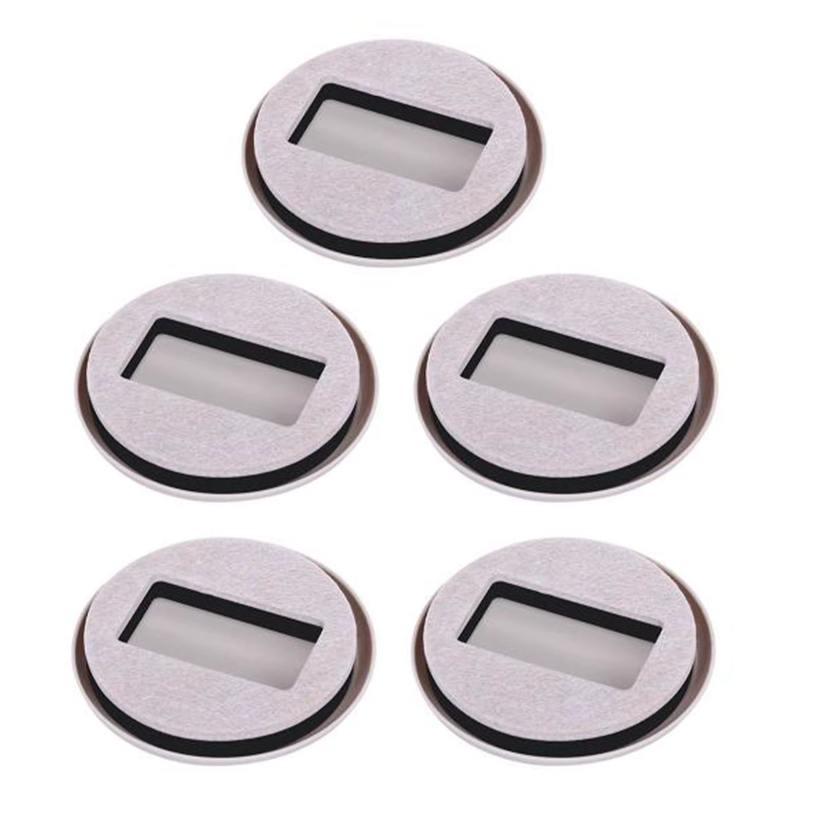 5Pcs Office Chair Wheel Stopper Chair Fixing Shockproof Wheel Scratches Floor Prevents Stopper Furniture Pad Caster Wood Ca S8V9