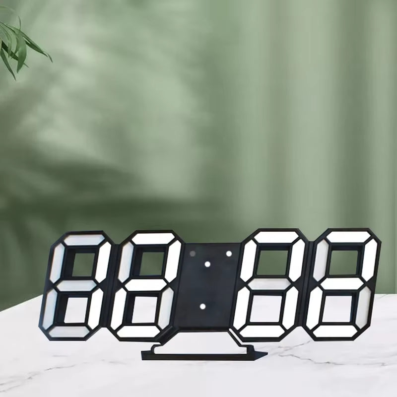 Digital Wall Clock, Desktop Clock, Home Decor, Indoor LED Table Clock, Living Room Wall Clock