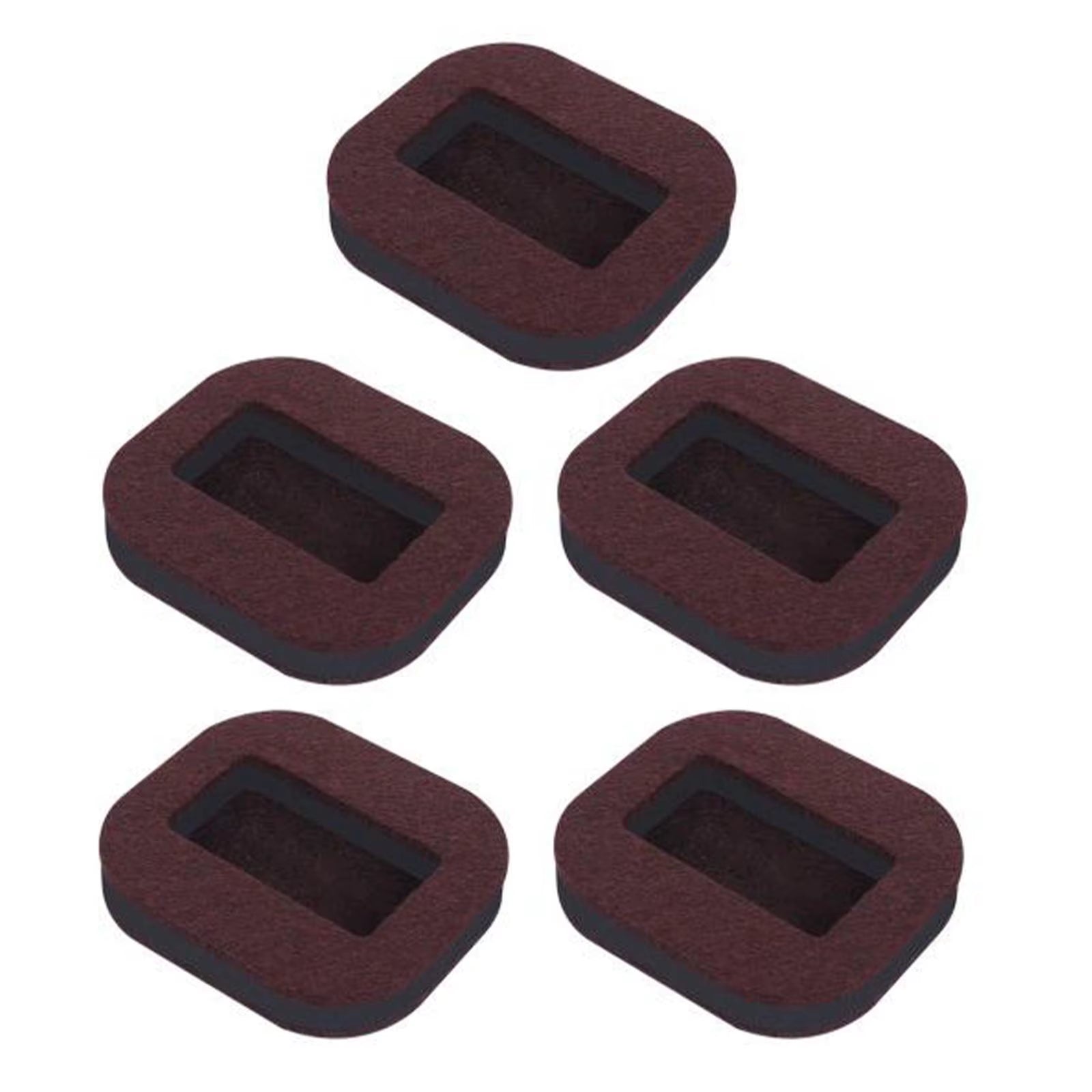 5Pcs Office Chair Wheel Stopper Chair Fixing Shockproof Wheel Scratches Floor Prevents Stopper Furniture Pad Caster Wood Ca S8V9